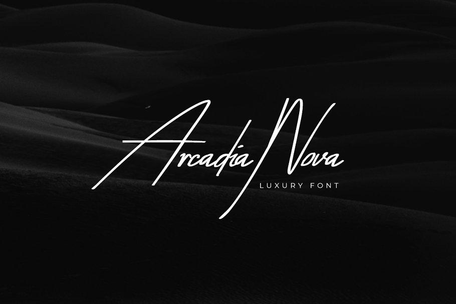 Font Arcadia Nova